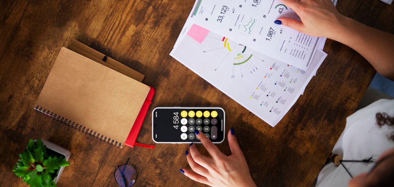 top-view-woman-working-as-economist top-view-woman-working-as-economist